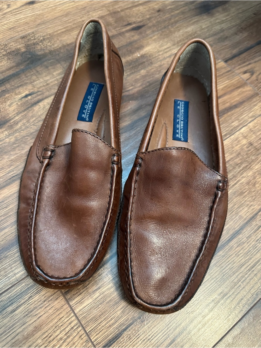 Johnston & Murphy Brown Leather Penny Loafers